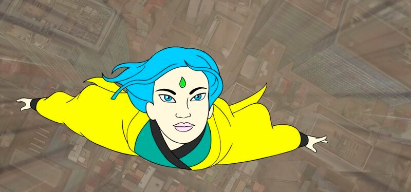 Das animierte Electric Girl. – Bild: WDR/NiKo Film Das animierte Electric Girl. – Bild: WDR/NiKo Film