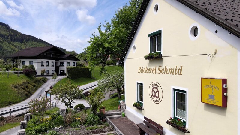 Bäckerei Schmid in Hall. – Bild: ORF /​ Pammer Film