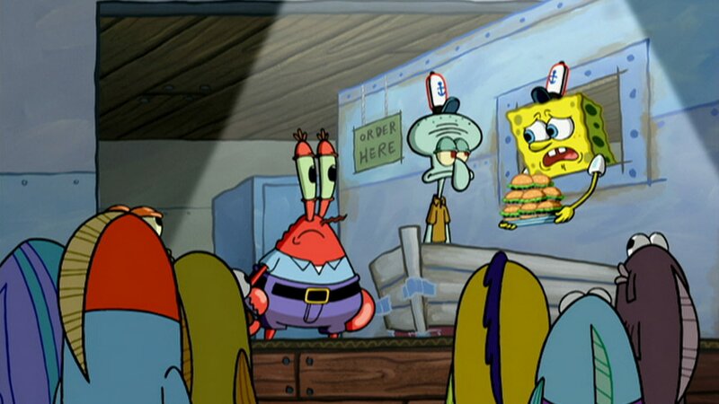 Mit Dem Essen Spielt Man Nicht Spongebob www.fernsehserien.de