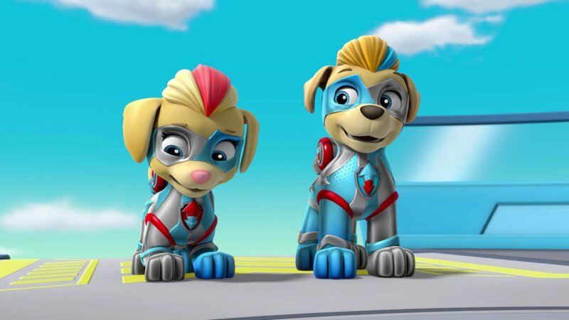 Paw Patrol S06E12: Super-Hunde und Super-Zwillinge (Mighty Pups, Super Meet Mighty Twins) – fernsehserien.de