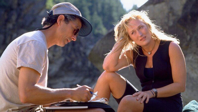 Auch auf der Rafting-Tour gibt es Spannungen zwischen Gail (Meryl Streep) und ihrem Mann Tom (David Strathairn). – Bild: ZDF und Melissa Moseley./​Melissa Moseley