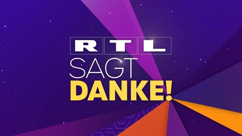 Logo „RTL sagt Danke!“ Die Verwendung des sendungsbezogenen Materials ist nur mit dem Hinweis und Verlinkung auf TVNOW gestattet. – Bild: TVNOW