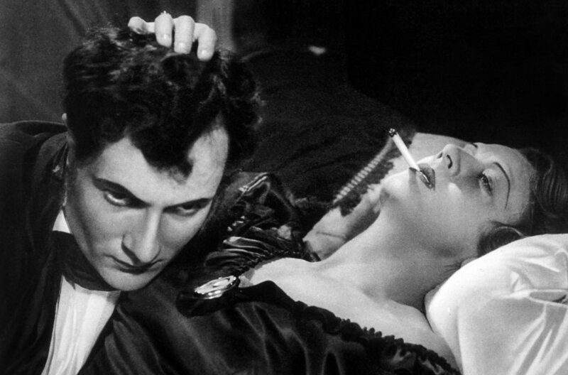 Jennifer Jones als Emma und Louis Jourdan als Rodolphe in der Verfilmung von Vincente Minelli (1949). Mit ihren Seitensprüngen, ihren Schulden, ihrer Liebeslust und ihrem Selbstmord ist das Leben von „Madame Bovary“ bis zum letzten Atemzug ein Skandal. – Bild: ARTE France /​ © D.R. /​ © D.R.
