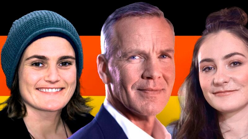 Nadine Angerer, Henry Maske und Kristina Vogel – Bild: phoenix/​ZDF