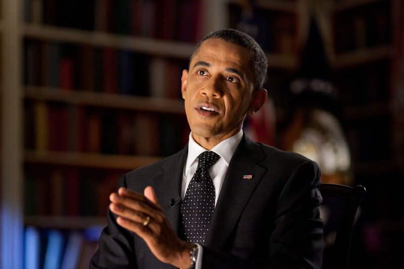 Präsident Barack Obama im Interview. Die Verwendung des sendungsbezogenen Materials ist nur mit dem Hinweis und Verlinkung auf TVNOW gestattet. – Bild: TVNOW /​ © NUTOPIA LIMITED 2011