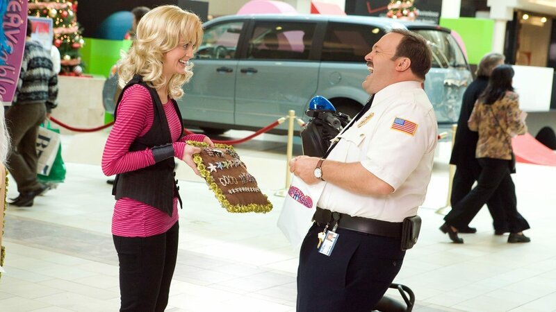 Amy (Jayma Mays) und Paul (Kevin James) amüsieren sich königlich.. – Bild: 2008 Columbia Pictures Industries, Inc. and Beverly Blvd LLC All Rights Reserved. ©2008 Columbia Pictures Industries, Inc. and Beverly Blvd LLC All Rights Reserved.