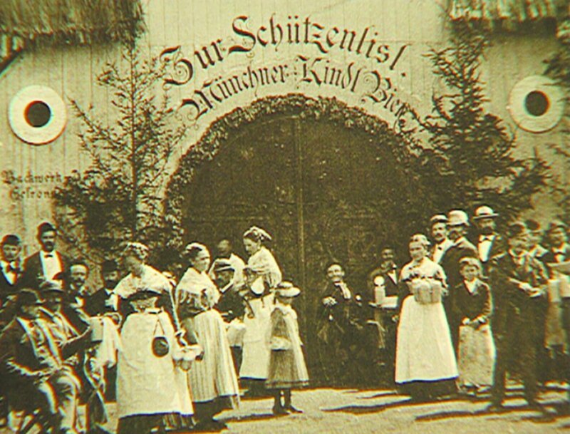 Das Bierzelt „Zur Schützenlisl“ auf der Theresienwiese. – Bild: BR Das Bierzelt „Zur Schützenlisl“ auf der Theresienwiese. – Bild: BR