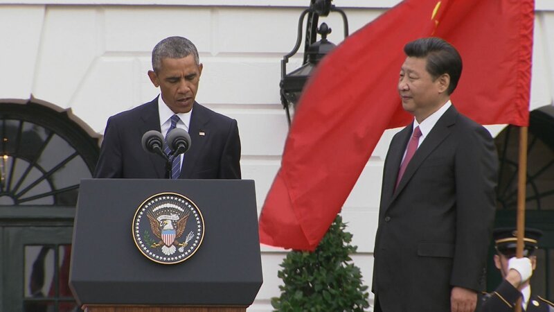 Barack Obama und Chinas Staatspräsident Xi Jinping. – Bild: ZDF und François Reinhardt./François Reinhardt Barack Obama und Chinas Staatspräsident Xi Jinping. – Bild: ZDF und François Reinhardt./François Reinhardt