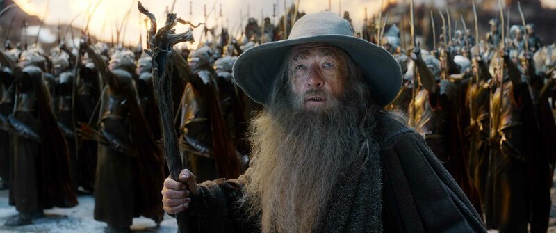 Vorne: Gandalf, der Graue (Ian McKellen) – Bild: CH Media