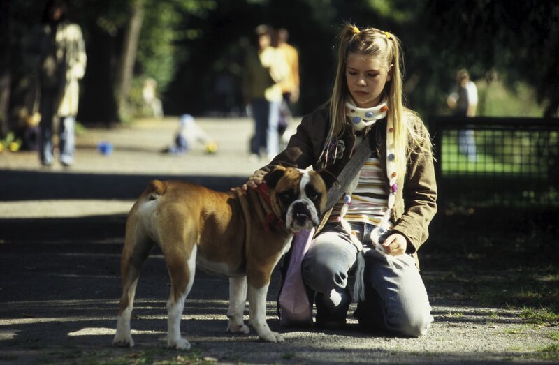 Eindeutig: HOSS würde lieber zu Hannah (Anne Luise Tietz) umziehen. – Bild: ZDF und Hardy Spitz Eindeutig: HOSS würde lieber zu Hannah (Anne Luise Tietz) umziehen. – Bild: ZDF und Hardy Spitz
