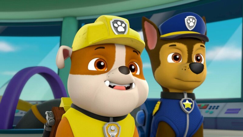 paw patrol pups save a tower of pizza