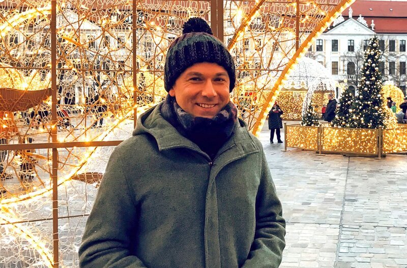 Tino Böttcher in der Lichterwelt Magdeburg. – Bild: MDR Tino Böttcher in der Lichterwelt Magdeburg. – Bild: MDR