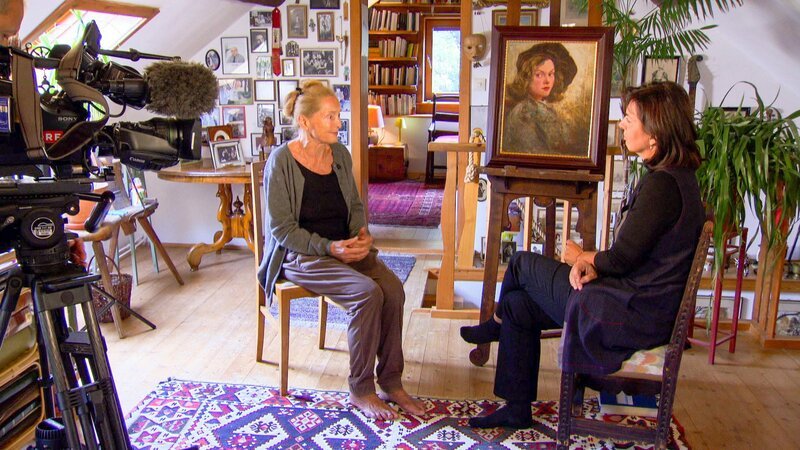 Erni Mangold und Regisseurin Susanna Schwarzer. – Bild: ORF Erni Mangold und Regisseurin Susanna Schwarzer. – Bild: ORF