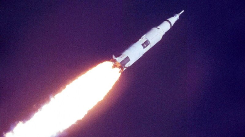 Die Rakete Saturn V – Bild: RTL /​ (c) Eventide Visuals
