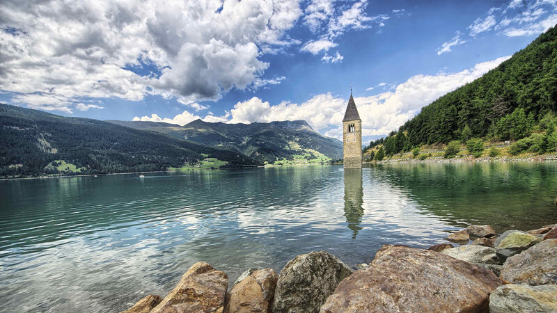 Der Vinschgau - Von Meran bis zum Reschenpass – Bild: Bergblick