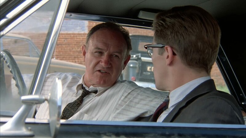 Anderson (Gene Hackman, l.); Ward (Willem Dafoe, r.) – Bild: 1988 Orion Pictures Corporation. All Rights Reserved. Lizenzbild frei