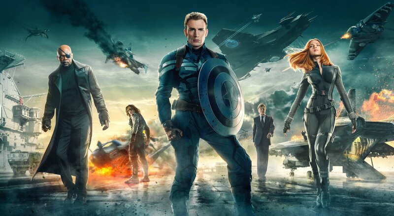 Samuel L. Jackson (Nick Fury), Sebastian Stan (Winter Soldier), Chris Evans (Steve Rogers / Captain America), Robert Redford (Alexander Pierce), Scarlett Johansson (Natasha Romanoff / Black Widow). – Bild: ORF Samuel L. Jackson (Nick Fury), Sebastian Stan (Winter Soldier), Chris Evans (Steve Rogers / Captain America), Robert Redford (Alexander Pierce), Scarlett Johansson (Natasha Romanoff / Black Widow). – Bild: ORF