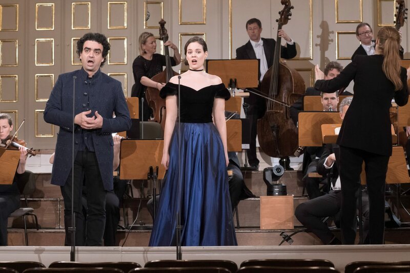Slekyte, Rolando Villazón, Regula Mühlemann, /Camerata Salzburg 2021. – Bild: ORF/Unitel/Wolfgang Lienbacher Slekyte, Rolando Villazón, Regula Mühlemann, /Camerata Salzburg 2021. – Bild: ORF/Unitel/Wolfgang Lienbacher
