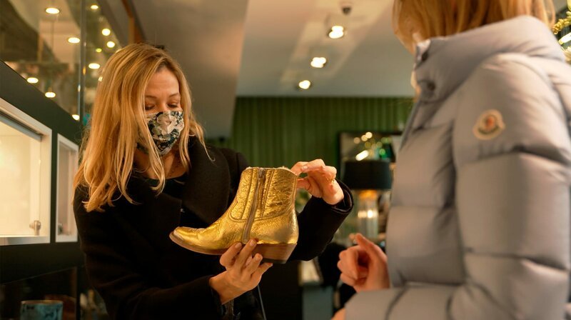 Schöne Schuhe gehören zum gepflegten Auftritt. Doch wie werden sie hergestellt? – Bild: ZDF und SWR. Schöne Schuhe gehören zum gepflegten Auftritt. Doch wie werden sie hergestellt? – Bild: ZDF und SWR.