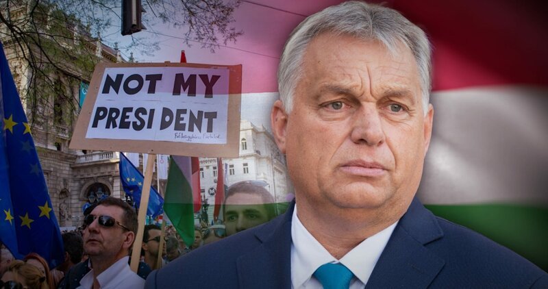 Ungarn im Wahlkampf 2022: Herausforderer Viktor Orbán setzt auf eine für die EU beispiellose Medienkontrolle. – Bild: ZDF und Tobias Lenz