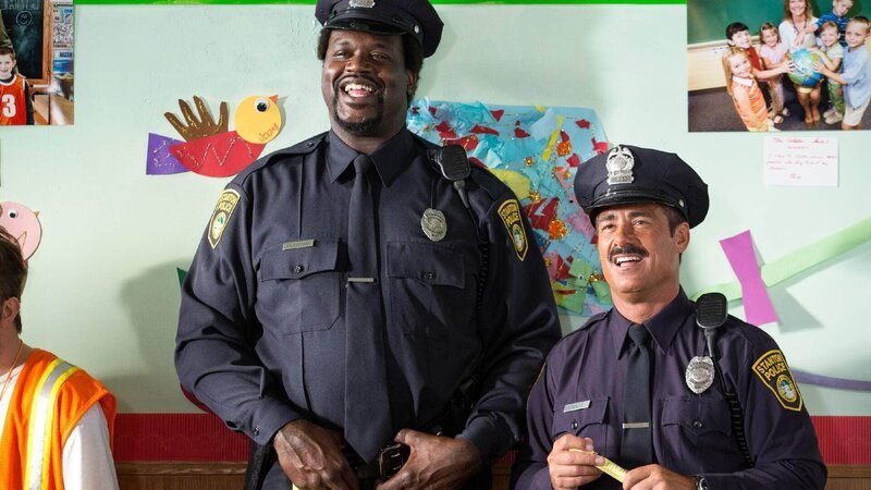 Officer Tommy Fluzoo (Shaquille O’Neal, l.) und Officer Dante (Peter Dante) sind gut drauf! – Bild: RTL / Columbia Pictures Industries Officer Tommy Fluzoo (Shaquille O’Neal, l.) und Officer Dante (Peter Dante) sind gut drauf! – Bild: RTL / Columbia Pictures Industries