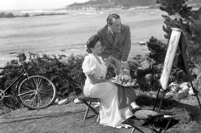 Fast eine Romanze auf dem Lande: Miles Fairley (George Sanders) macht der Witwe Lucy Muirs (Gene Tierney) den Hof. – Bild: arte