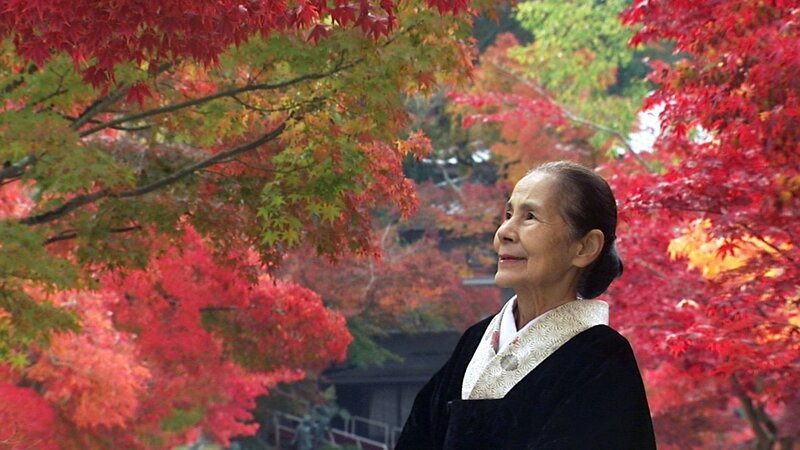 Teemeisterin Tsuruko Hanzawa fühlt sich mit der Natur und den Pflanzen verbunden. – Bild: arte