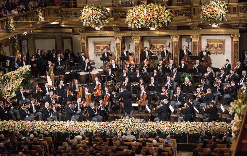 Wiener Philharmoniker. – Bild: ORF/​EBU/​Terry Linke