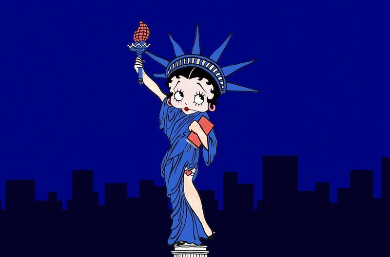 Eine kolorierte Version von Betty Boop als Freiheitsstatue – Bild: ARTE France /​ © Joparige films/​Schuch Productions