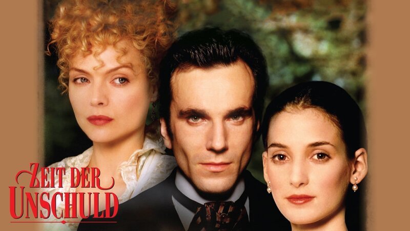 Ellen Olenska (Michelle Pfeiffer), Newland Archer (Daniel Day-Lewis) und May Welland (Winona Ryder) – Bild: 1993 Columbia Pictures Industries, Inc. All Rights Reserved.