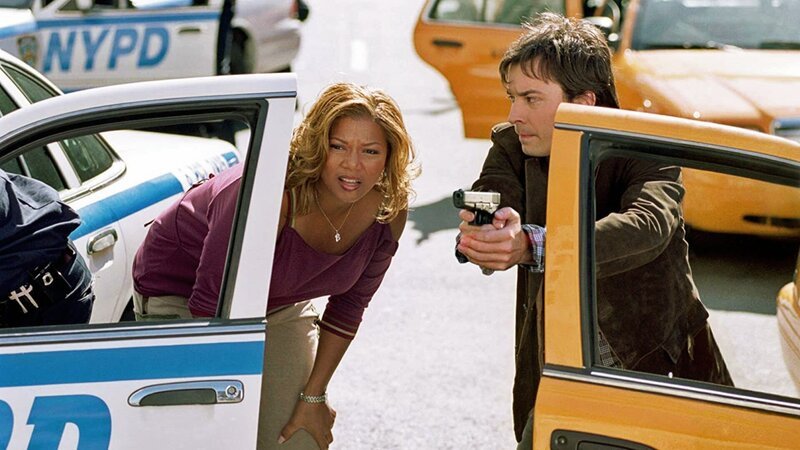 Taxifahrerin Bell (Queen Latifah) und Cop Andy Washburn (Jimmy Fallon)Taxifahrerin Bell (Queen Latifah) und Cop Andy Washburn (Jimmy Fallon) – Bild: RTL Zwei