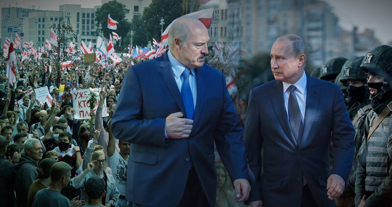 Der belarussische Staatschef Lukaschenko ist ein enger Verbündeter Putins. – Bild: ZDF und Tobias Lenz