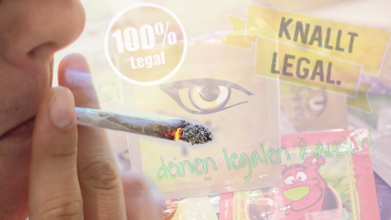 Ihre Namen klingen harmlos, sie werden zum Beispiel als Badesalz oder Kräutermischung verkauft und dienen angeblich der Entspannung – sogenannte Legal Highs. Doch fast alle enthalten psychoaktive Substanzen oder illegale Drogen, die unberechenbar sind – und immer öfter tödlich. – Bild: ZDF und Jan Sindel