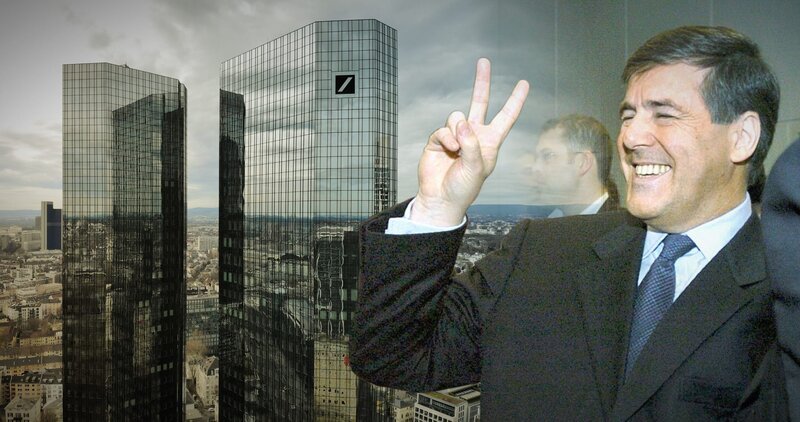 Josef Ackermann galt als erfolgreicher Chef der Deutschen Bank. Doch ist in seiner Ära die Deutsche Bank auf die schiefe Bahn geraten? Wie kam es zur „Zeit der Gier“ in der Finanzbranche? – Bild: ZDF und Tobias Lenz
