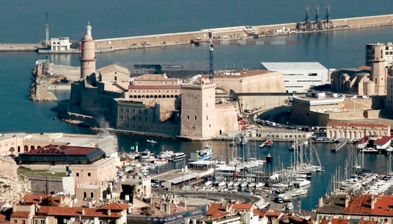 Blick auf den Alten Hafen von Marseille. – Bild: HR