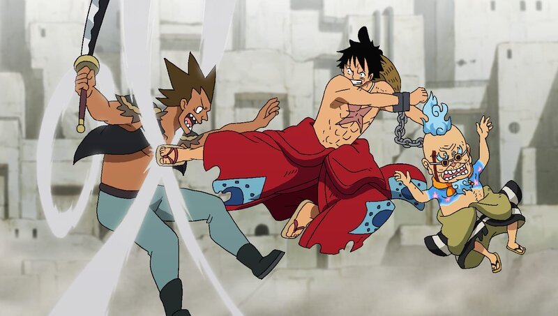 One Piece 931 Klettere Hinauf Ruffys Verzweifelter Fluchtversuch よじ登れルフィ決死の逃走劇 Fernsehserien De