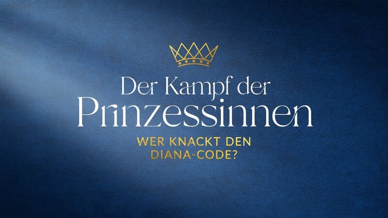 „Der Kampf der Prinzessinnen: Wer knackt den Diana-Code?“-Logo +++ Die Verwendung des sendungsbezogenen Materials ist nur mit dem Hinweis und Verlinkung auf RTL+ gestattet. +++ – Bild: RTL /​ Der Kampf der Prinzessinnen: Wer knackt den Diana-Code?