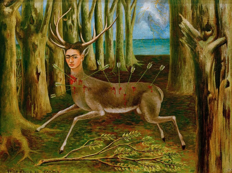 „Der verletzte Hirsch“, 1946, Gemälde von Frida Kahlo – Bild: arte
