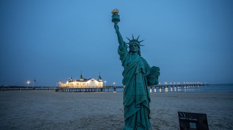 „Liberty Island Usedom“: Unter diesem Motto stand der Besuch des New York Philharmonic Orchestra – Bild: NDR/​Geert Maciejewski