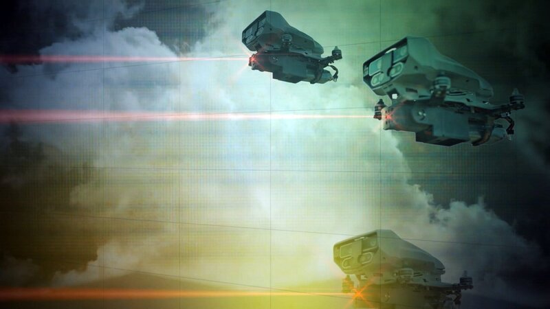 Die neuen Kampfdrohnen sind intelligenter und autonomer als je zuvor und können mit Hilfe von GPS ihre Ziele selbst finden. – Bild: SRF/NZZ Format Die neuen Kampfdrohnen sind intelligenter und autonomer als je zuvor und können mit Hilfe von GPS ihre Ziele selbst finden. – Bild: SRF/NZZ Format