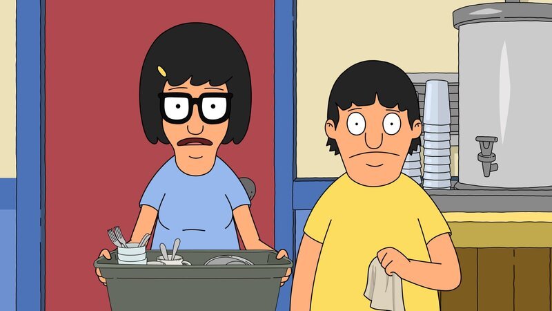 L-R: Tina, Gene – Bild: Paramount /​ BOB’S BURGERS © 2021 by 20th Television.