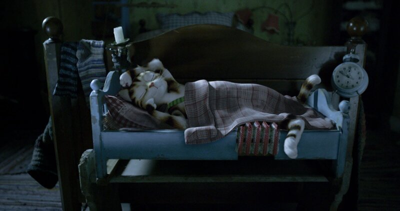 Noch schläft Findus friedlich dem Weihnachtstag entgegen. – Bild: ZDF und Mathias Neumann./​Mathias Neumann