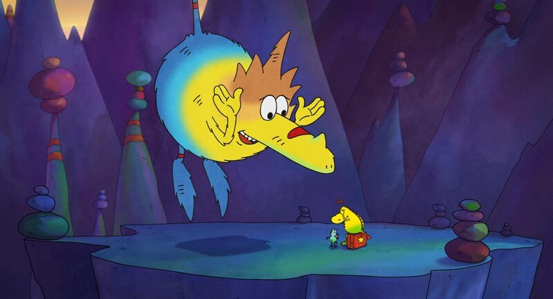 Auch wenn Molly mal den Mut verliert, gibt es immer ein Monster das sie wieder aufmuntert. – Bild: SWR/Wild Bunch Germany Auch wenn Molly mal den Mut verliert, gibt es immer ein Monster das sie wieder aufmuntert. – Bild: SWR/Wild Bunch Germany