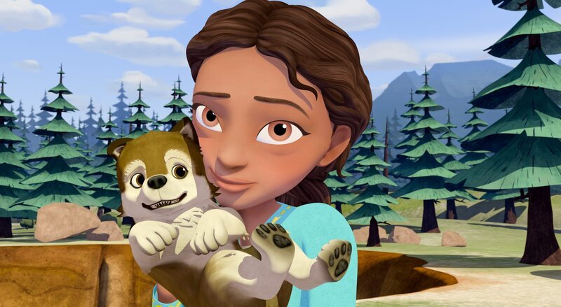 Spirit Riding Polly Spirit: wild und frei S08E03: Lucky, Polly und der Wolf (Lucky And The ...