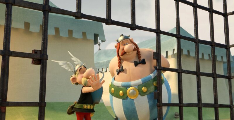 Mit einer neuen Strategie wollen die Römer auch das letzte gallische Dorf an sich reißen. Asterix (l.) und Obelix müssen einen neuen Weg finden, ihr Dorf zu schützen, denn der bloße Einsatz ihrer übermenschlichen Kräfte reicht hierfür nicht aus. – Bild: SUPER RTL