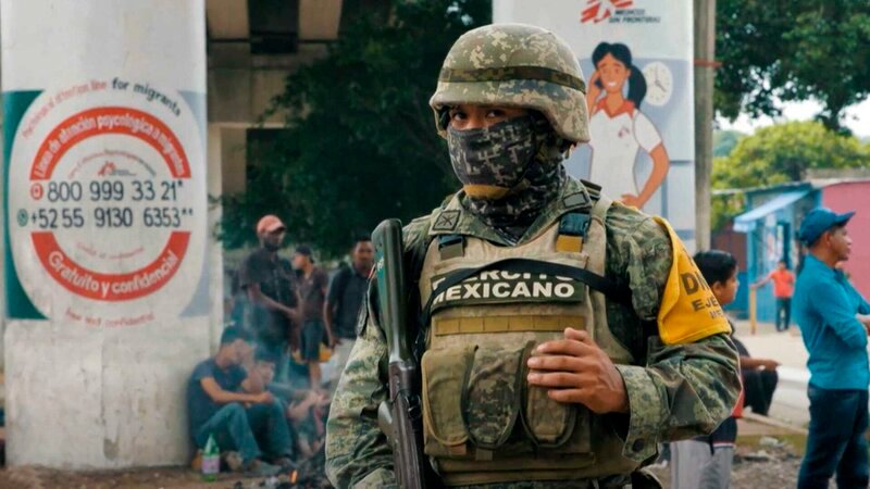 Mexikanischer Soldat – Bild: NZZ