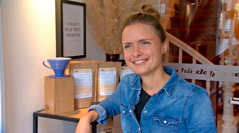 Victoria Lommatzsch ist 2022 zur besten Kaffeerösterin in MV gewählt worden. – Bild: NDR