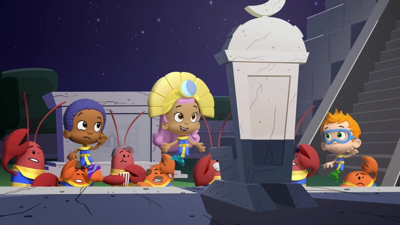 Bubble Guppies S05E13: Filmabend in Gefahr (Too Bright For Movie Night ...