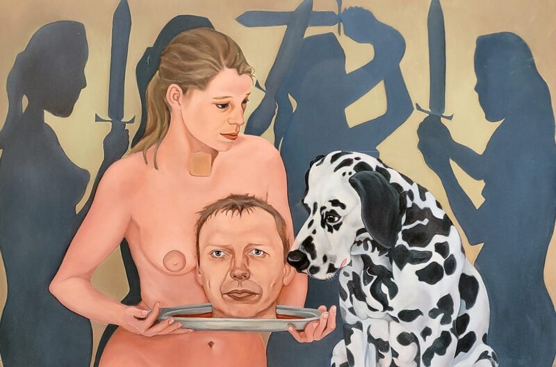 1997 liefert Regina Götz mit ihrem Werk „Salomé“ eine Neuinterpretation der Femme fatale in der Kunst. – Bild: arte