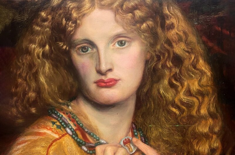 Dante Gabriel Rossettis „Helena von Troja“ gilt als eine der ersten Femmes fatales der Kunstgeschichte. – Bild: arte